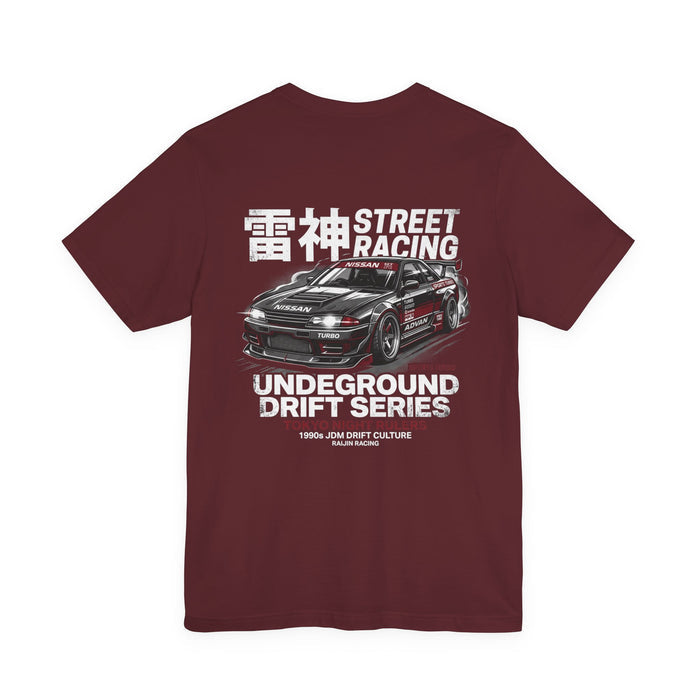 Tokyo Night Rulers Tee — Skyline Car Graphic Racing Tee | MPM Tuning Design