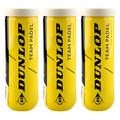 Tripack de 3 balles Dunlop Team Padel - Esprit Padel Shop