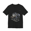 Turbo Engine Illustration T-Shirt — Detailed Graphic Tee | MPM Tuning Design