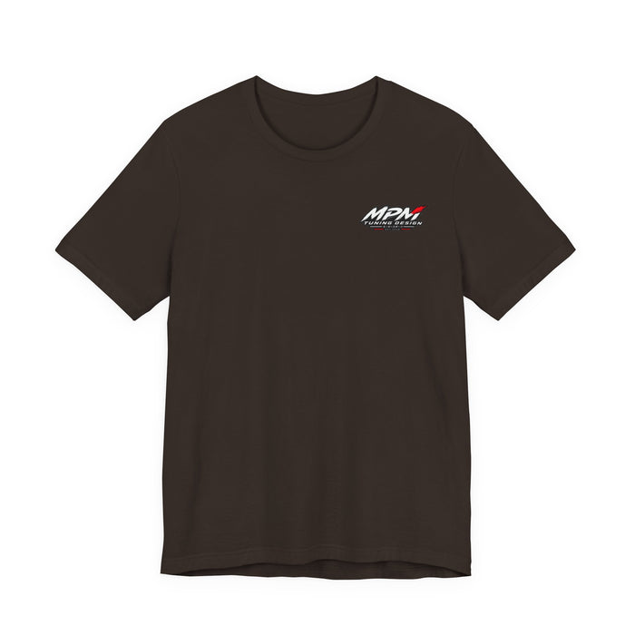 Turbocharger Diagram T-Shirt — Engine Blueprint Graphic Tee | MPM Tuning Design