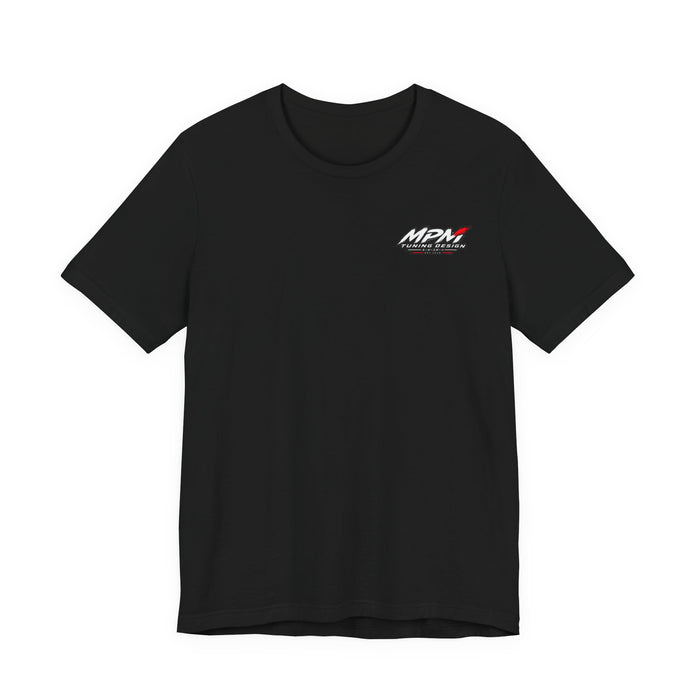 Turbocharger Diagram T-Shirt — Engine Blueprint Graphic Tee | MPM Tuning Design
