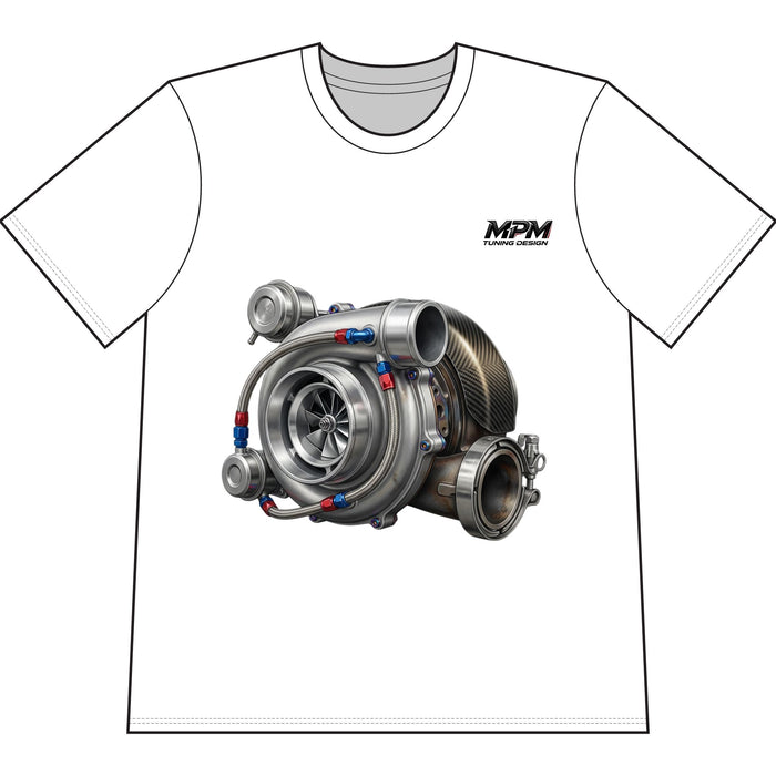 Turbocharger Engine T-Shirt — High-Performance Car Enthusiast Tee