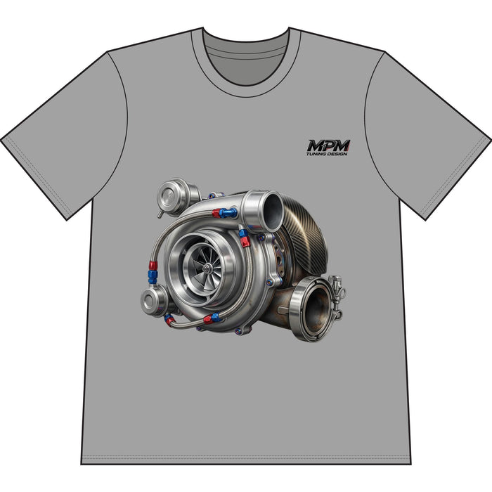 Turbocharger Engine T-Shirt — High-Performance Car Enthusiast Tee