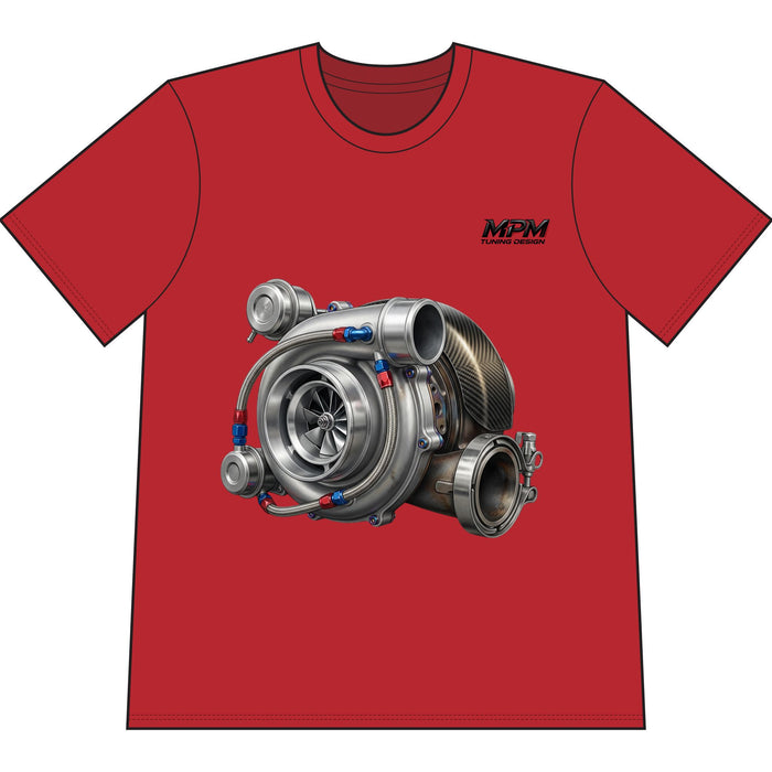 Turbocharger Engine T-Shirt — High-Performance Car Enthusiast Tee