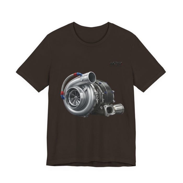 Turbocharger Graphic Tee — MPM Turbo Engine Shirt for Car Enthusiasts
