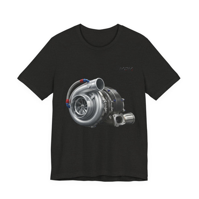Turbocharger Graphic Tee — MPM Turbo Engine Shirt for Car Enthusiasts