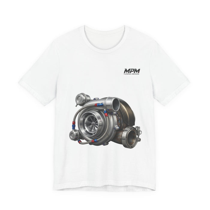 Turbocharger Graphic Tee — Turbo Engine T-Shirt | MPM Tuning Design