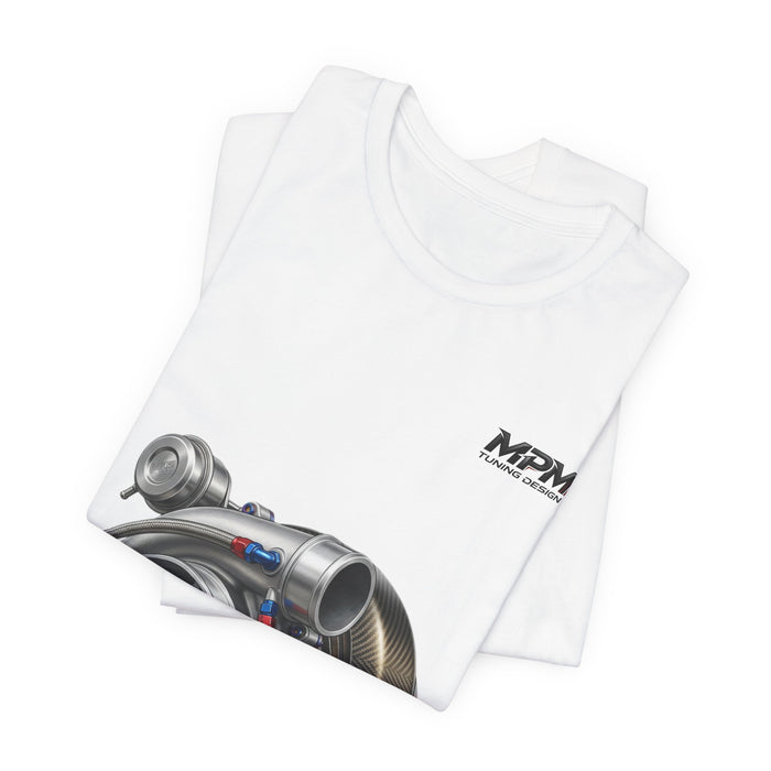 Turbocharger Graphic Tee — Turbo Engine T-Shirt | MPM Tuning Design