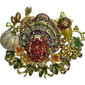 Turkey Time Pin Pendant (Goldtone)