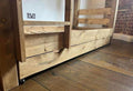 Handmade wooden underbed storage drawers