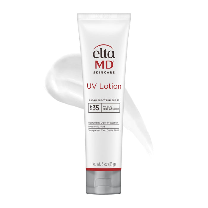 EltaMD UV Lotion tube on a white background 3oz size