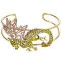 Volcaris Dragon Protector Cuff Bracelet (Goldtone)