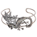 Volcaris Dragon Protector Cuff Bracelet (Silver Ox)