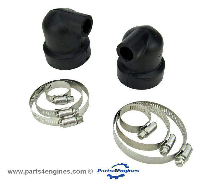 Volvo Penta MD2020 heat exchanger end caps