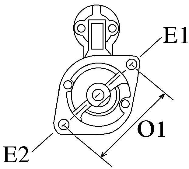 Volvo Penta MD2020 starter motor