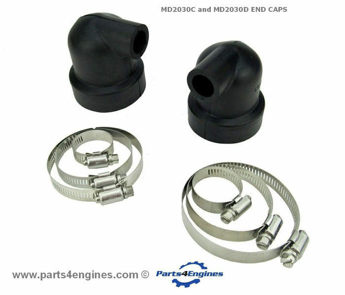 Volvo Penta MD2030 heat exchanger end caps