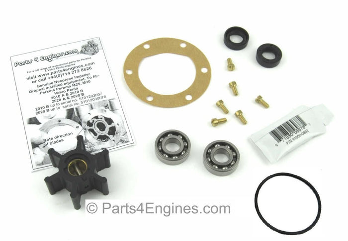 Volvo Penta MD2040 raw water pump, impeller & service kit