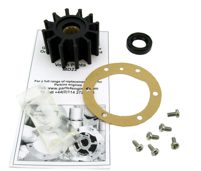 Volvo Penta MD22 raw water pump, impeller & service kit