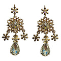 Winter Wonderland Leverback Earrings (Goldtone)