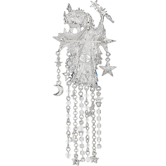 Wizard King Pin Pendant (Sterling Silvertone)