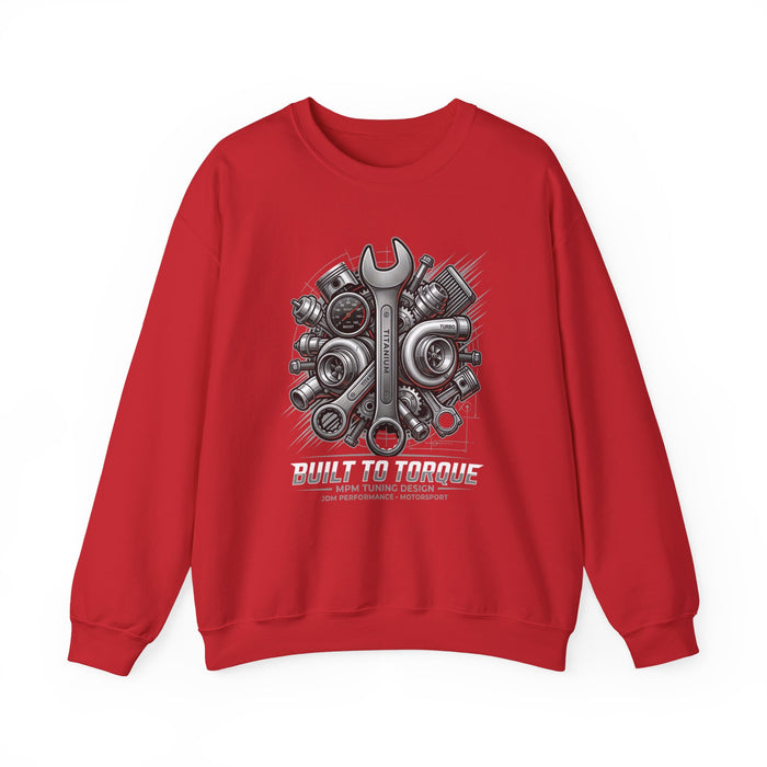 Wrench & Engine Parts Mechanic Crewneck Sweatshirt | MPM Tuning Design
