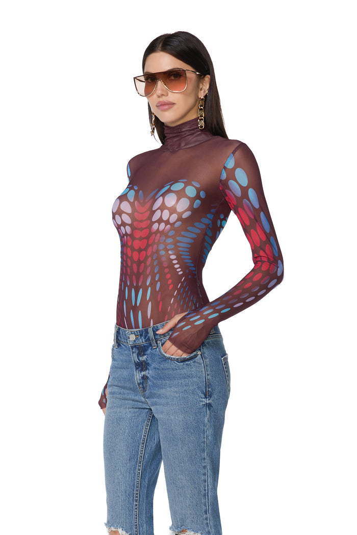 Zadie Top - Ruby Dots