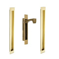 Zanda Verve Flush Pull Handle Kit Satin Brass 300 mm x 37 mm
